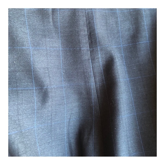 Mens New With Tag Round-tree & Yorke Bleu Navy Dress Pants34W/34 - Picture 6 of 8